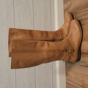 Sperry Knee high Camel Boots size 8